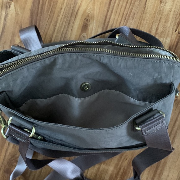 Kipling Dolan Convertible Satchel- Taupe - Picture 6 of 8